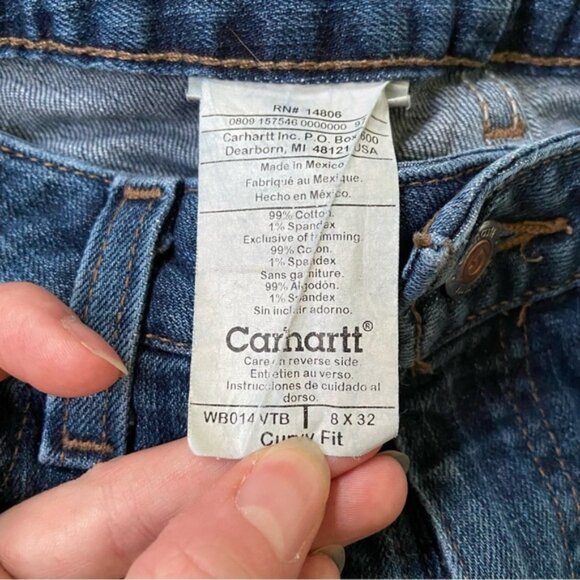 Carhartt Women's Curvy Fit Jean Bootcut size 32 - Picture 7 of 9